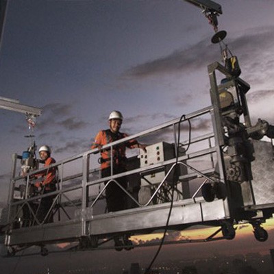 Installation de nacelles suspendues en Belgique